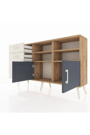 Arges Konsol 4 Raflı 3 Çekmeceli 2 Kapaklı 132x30x83 - S144M050V25A