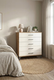 Kronos Şifonyer 5 Çekmeceli 88x59x96 Çam-Aytaşı