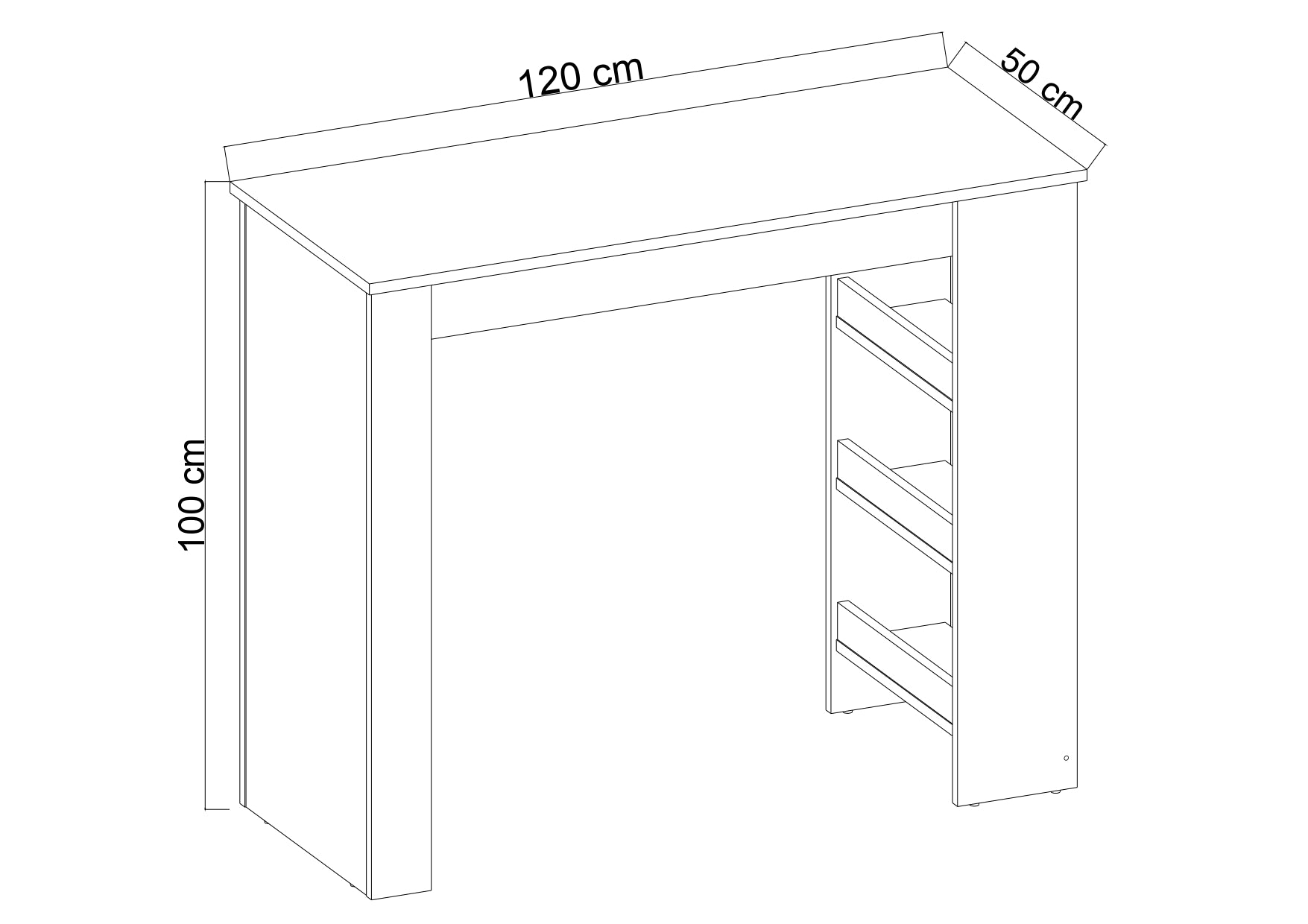 Raflı Mutfak Masası